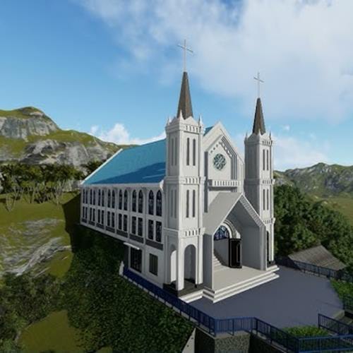 desain dan pasang fasad gereja 3