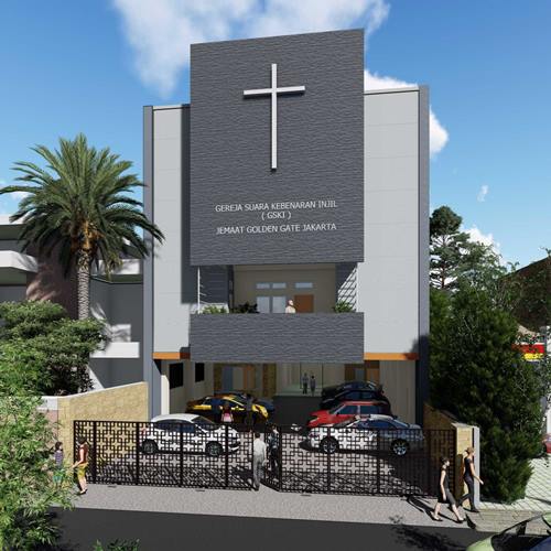 desain dan pasang fasad gereja 4