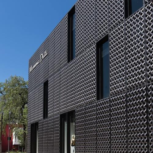 desain dan pasang fasad gudang 3