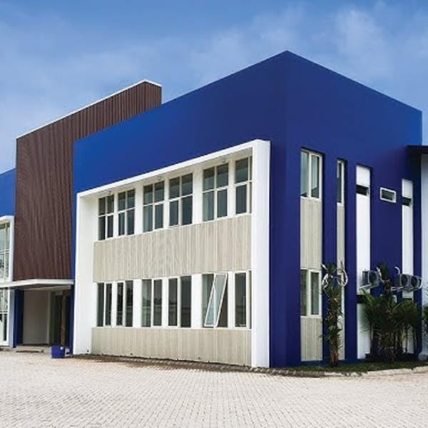 desain dan pasang fasad gudang 4