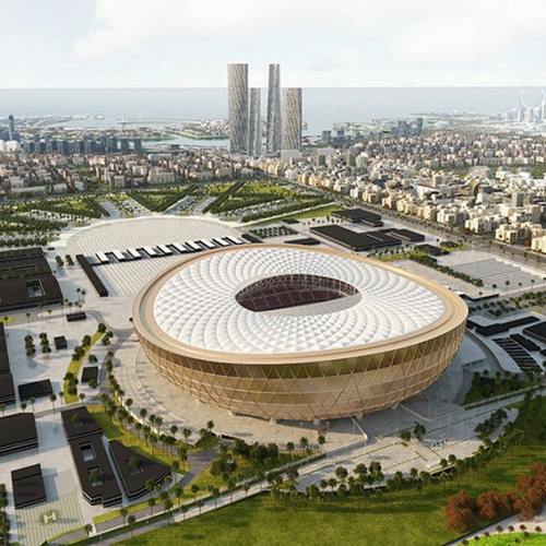 jasa desain pasang fasad Stadion Arena Olahraga 2